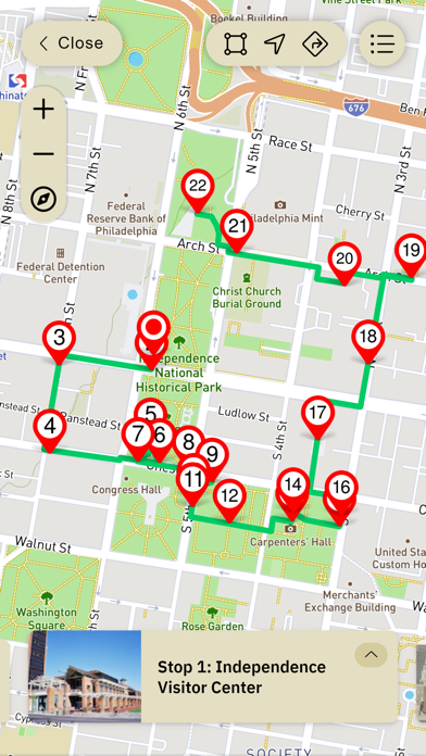 Walking Tour of Philadelphia Screenshot