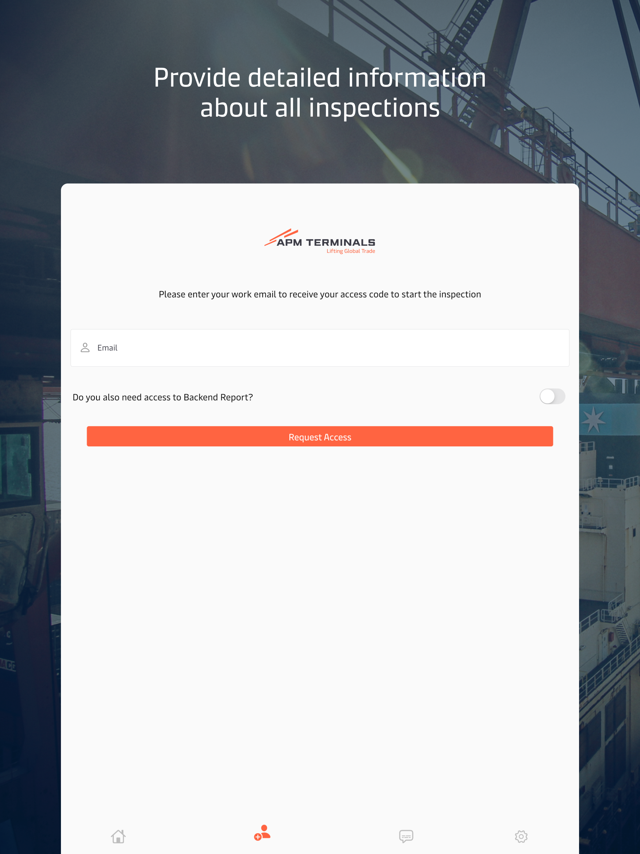 APMT Vessel Inspection