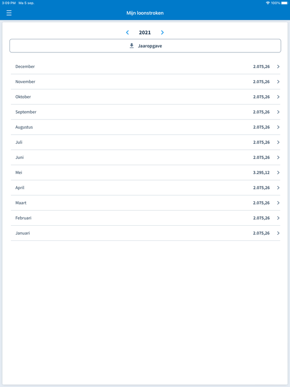 Screenshot #5 pour Nmbrs Medewerker app