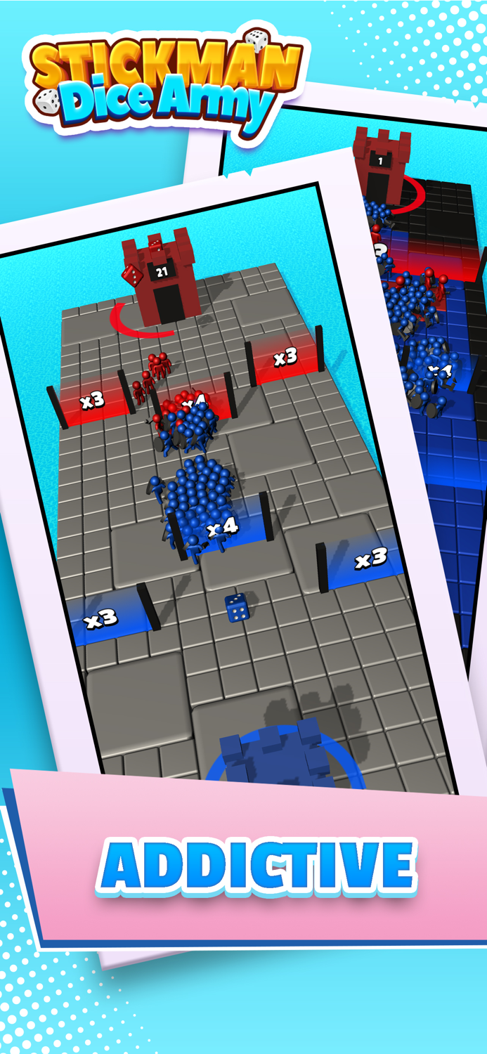 Dice Army Stickman Fighting