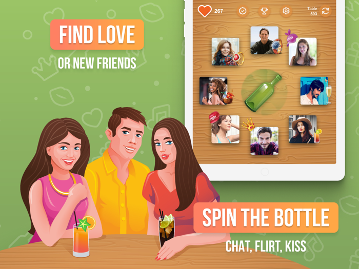 Spin the Bottle Meet and chat