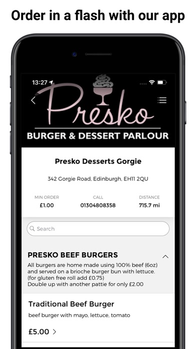 Presko Desserts Screenshot