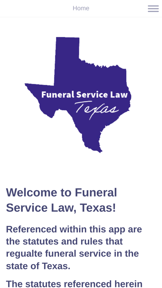 Funeral Service Law - Texas - 1.2.24 - (iOS)