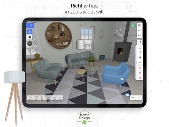 Home Design 3D iPad app afbeelding 5