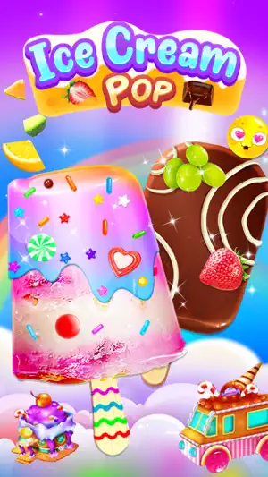Carnival Ice Cream Pop Maker screenshot 1