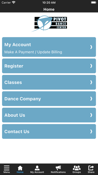 Pivot Dance Center Screenshot