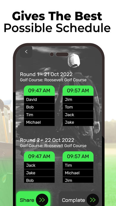 Golf Solver – Set Tee Times Screenshot