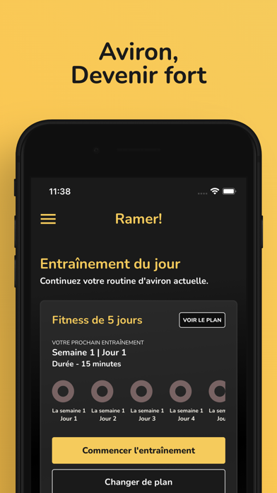 Screenshot #1 pour Ramuer: Start Rowing Coach