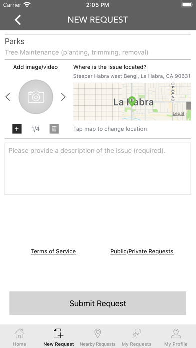 Contact La Habra Mobile Screenshot