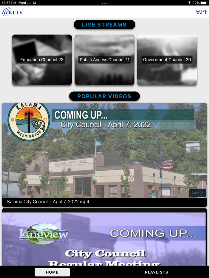 Kelso Longview TV