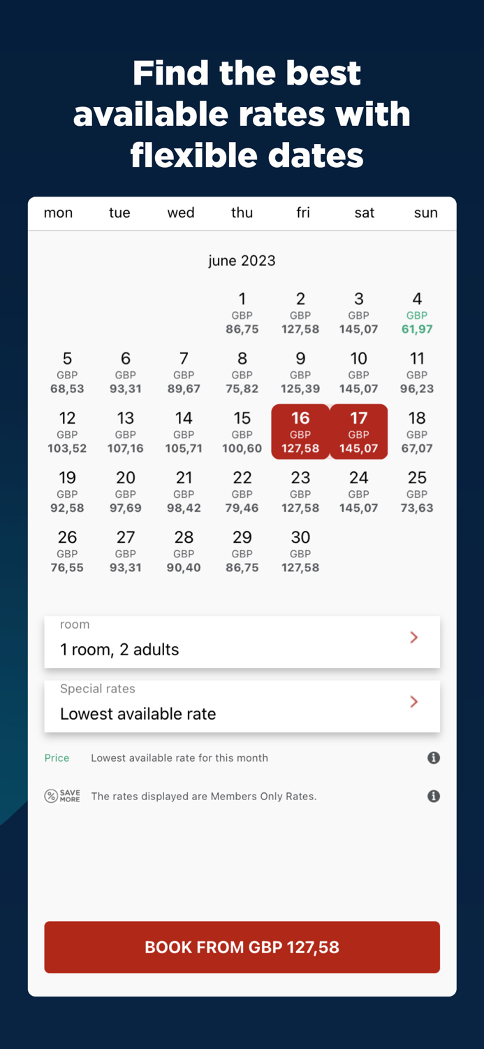 Radisson Hotels room bookings