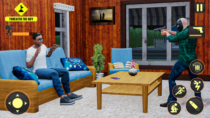 Thief Sneakers Rob and Escape