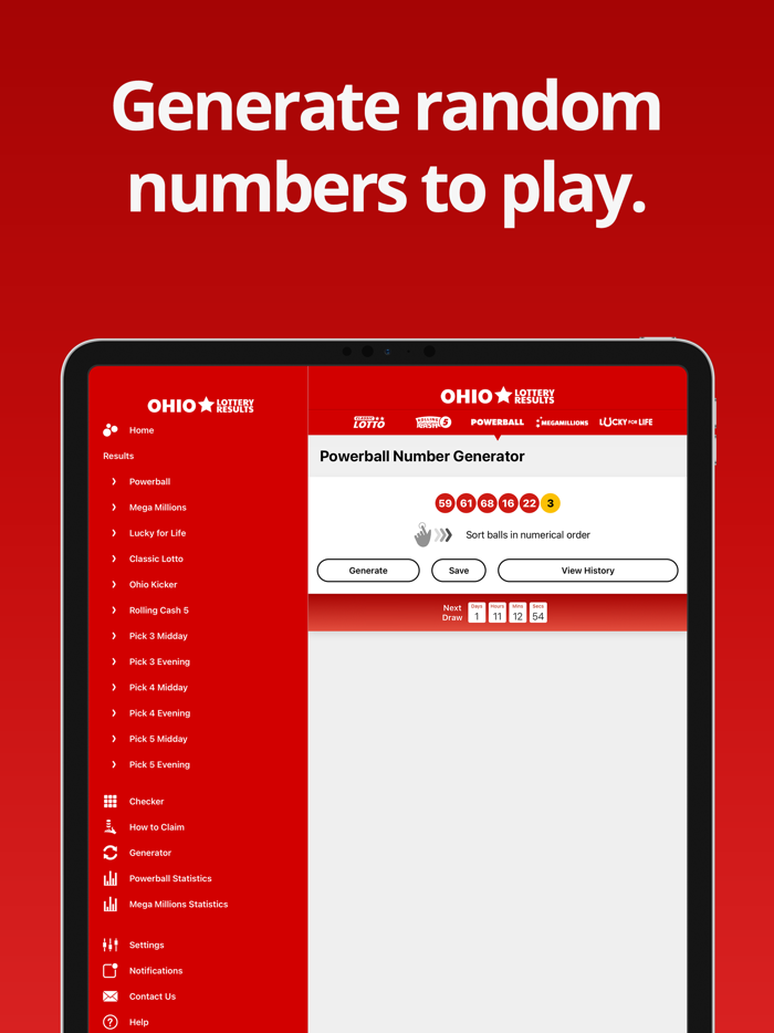 Ohio Lottery Numbers