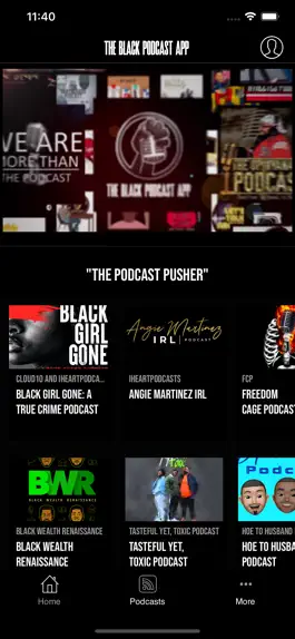 Game screenshot The Black Podcast App mod apk