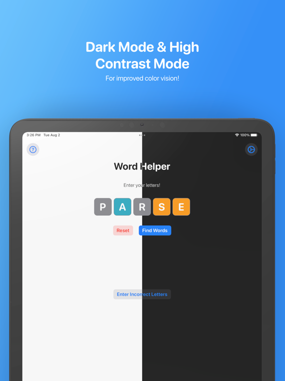Word Helper: Word Game Solver iPad screenshot 4 - Utilities app