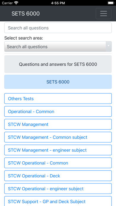 SETS 6000. cMate Screenshot