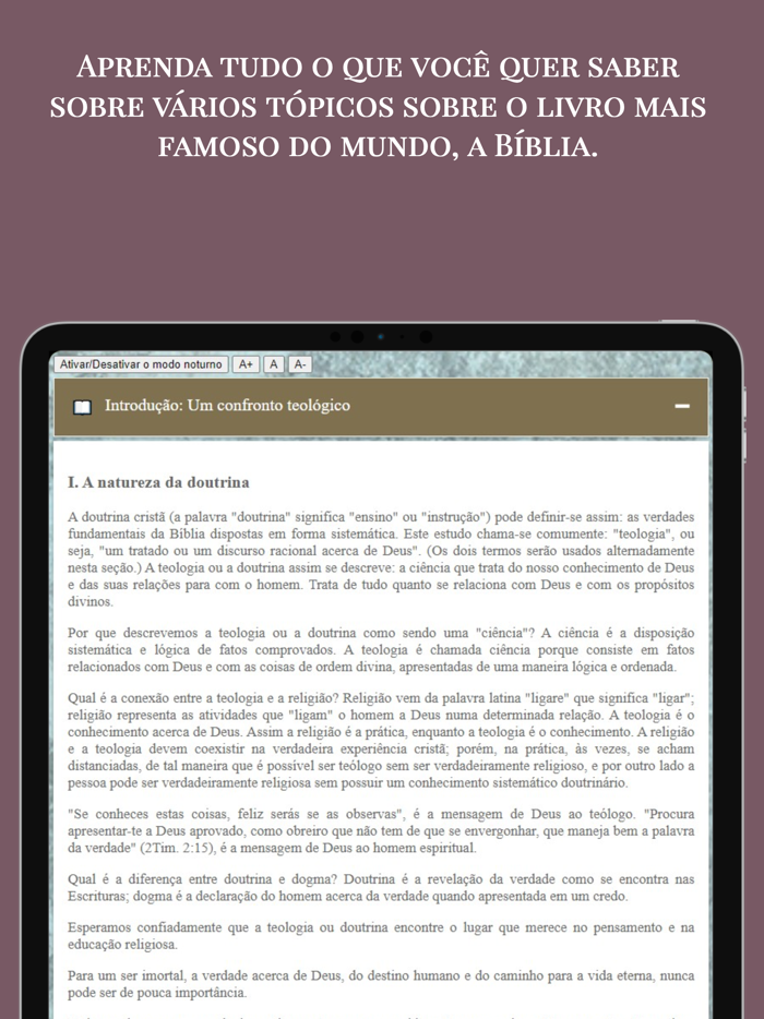 Estudos Bíblicos Teologia