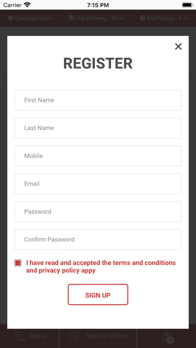 Tops Pizza Dover Screenshot