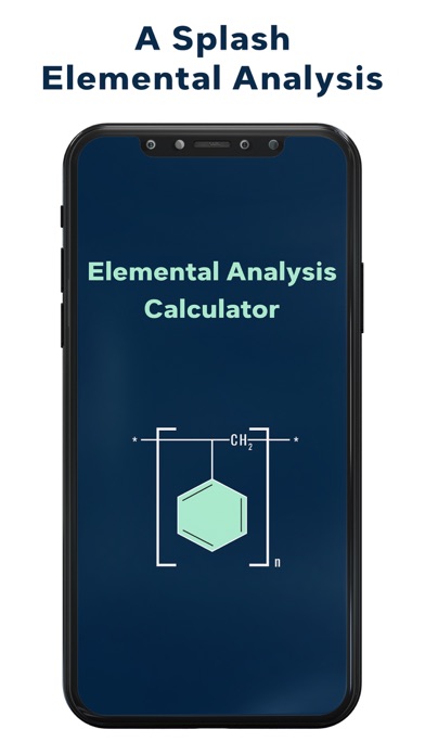 Screenshot #1 pour Elemental Analysis Calculator