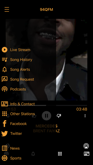 WTHQ Radio Screenshot
