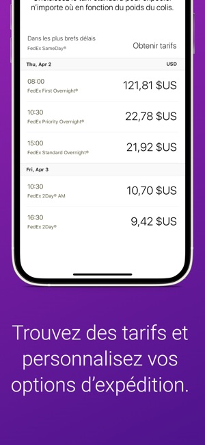 FedEx Mobile dans l'App Store