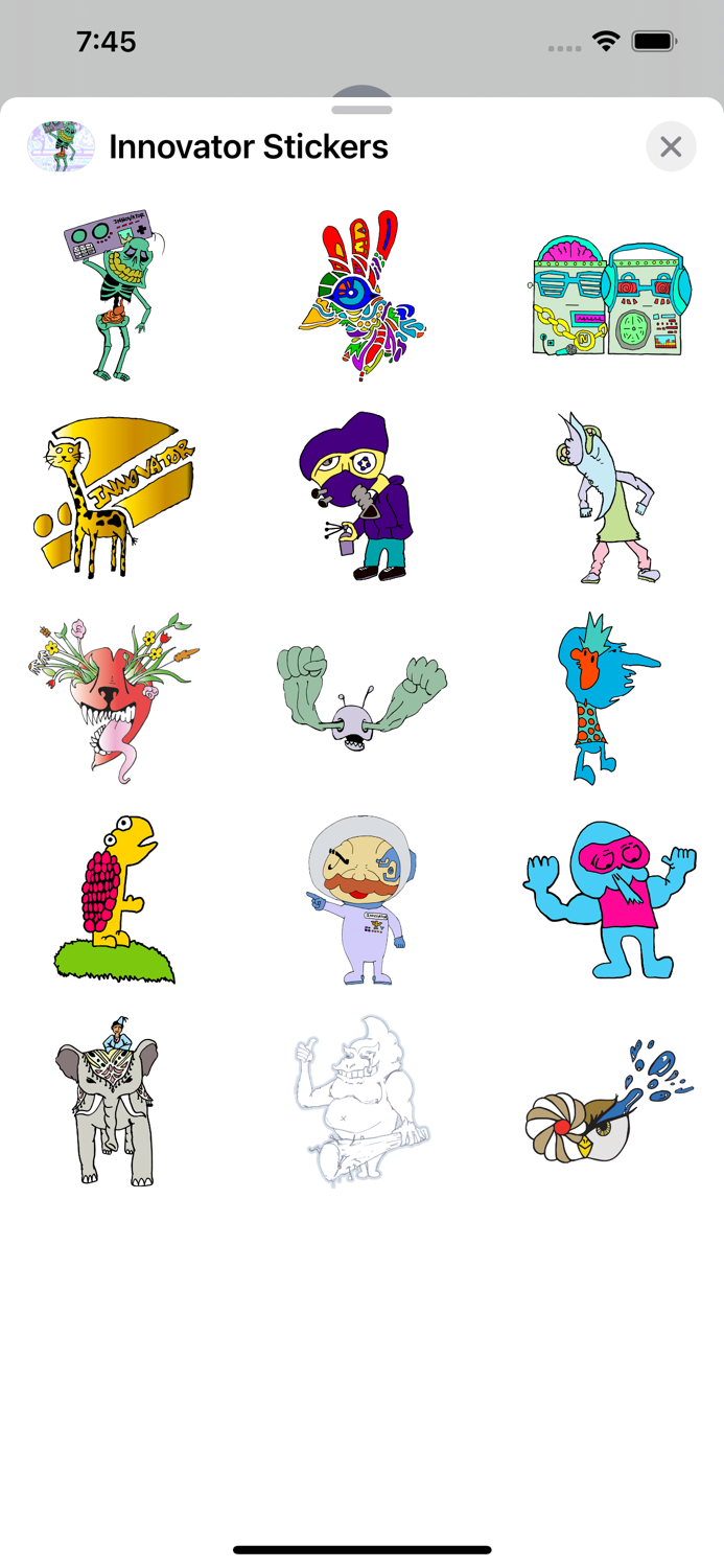Innovator Stickers