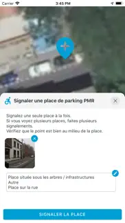 blue parking iphone screenshot 2