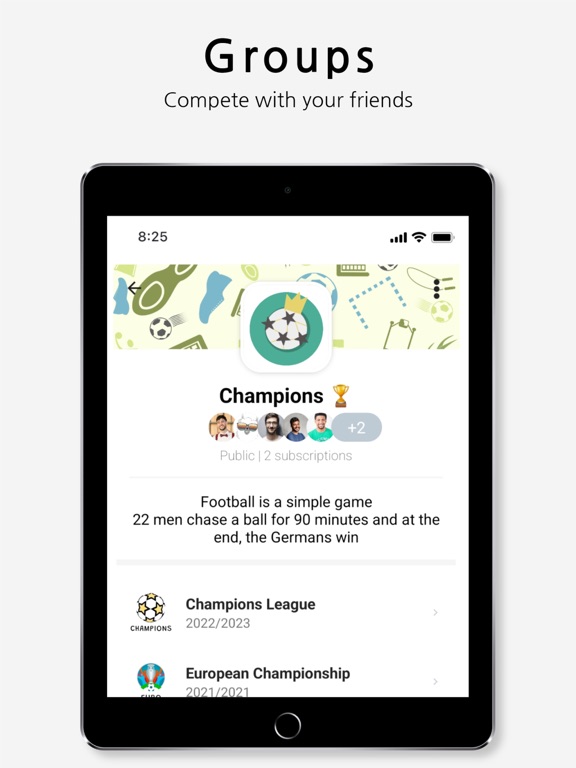 Screenshot #5 pour Tiko: Soccer Predictor