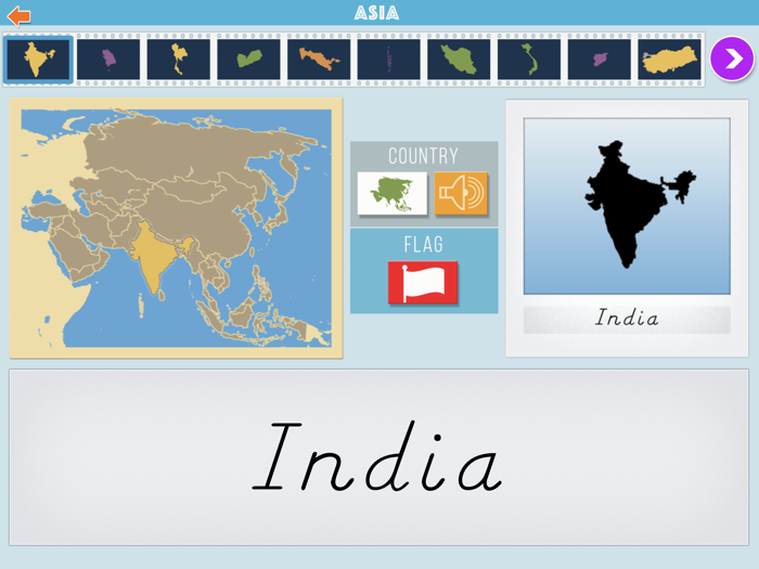 Asia - Montessori Geography
