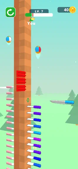 Game screenshot Ball Up: Knife Racing mod apk