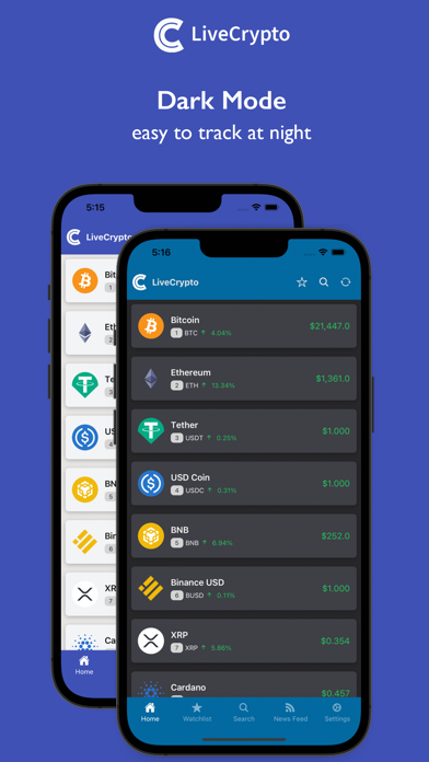 Live Crypto Screenshot
