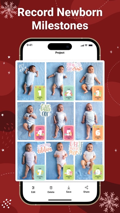 Baby Photo Editor & Sticker Screenshot