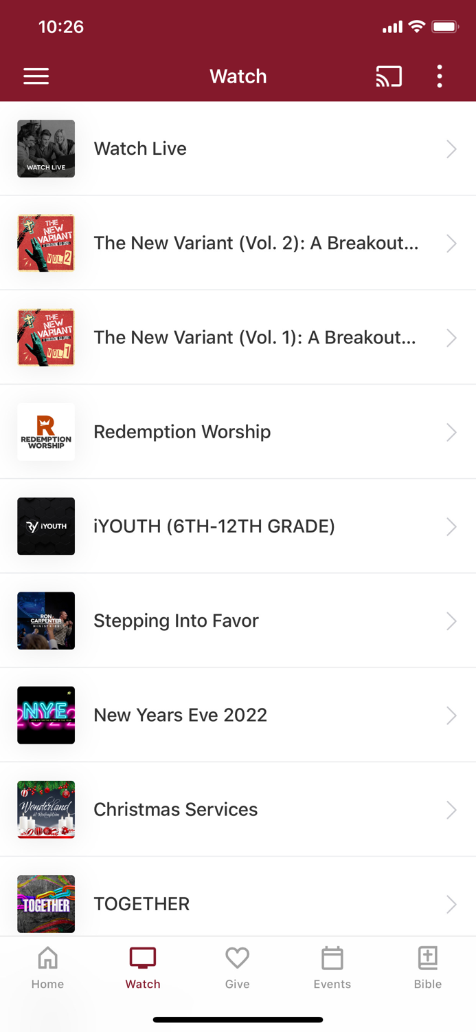 myRedemption app