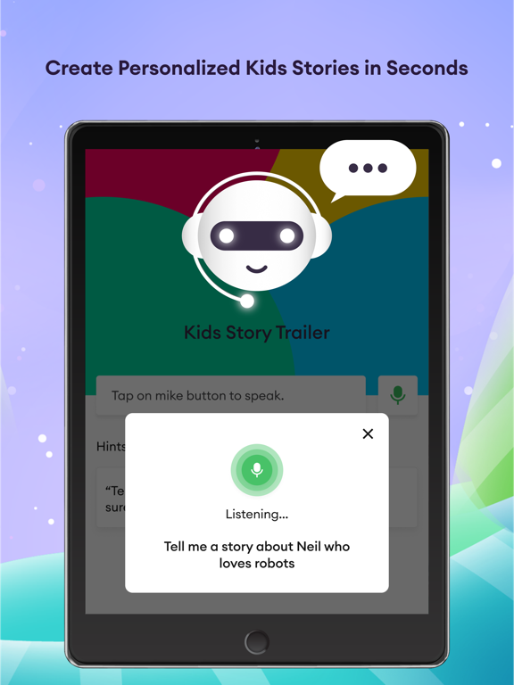 Screenshot #4 pour Kids Bedtime Story Creator