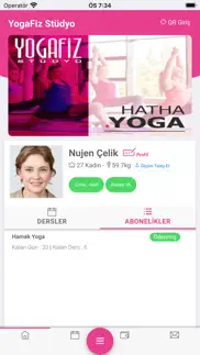 yogafiz stüdyo iphone screenshot 3