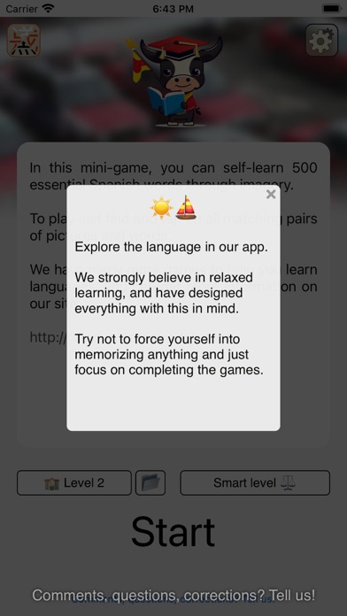 Spanish - learn words easily Screenshot