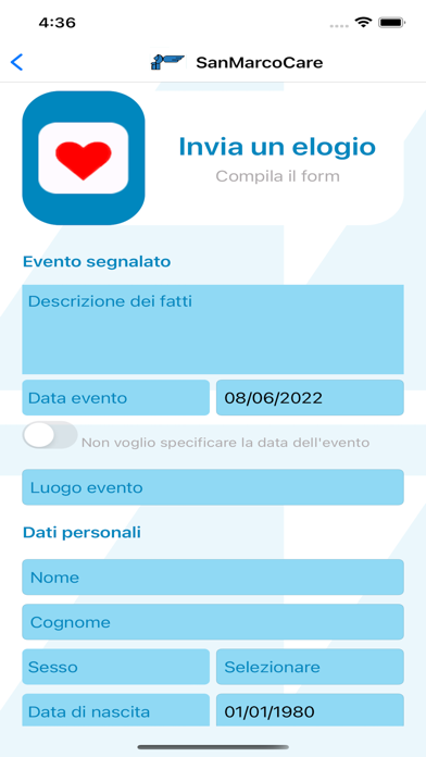 SanMarcoCare Screenshot