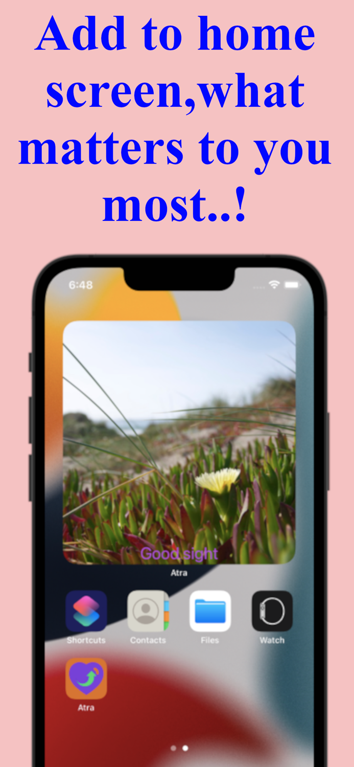 My personal home widget Atra