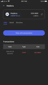 wallypto - blockchain wallet iphone screenshot 3