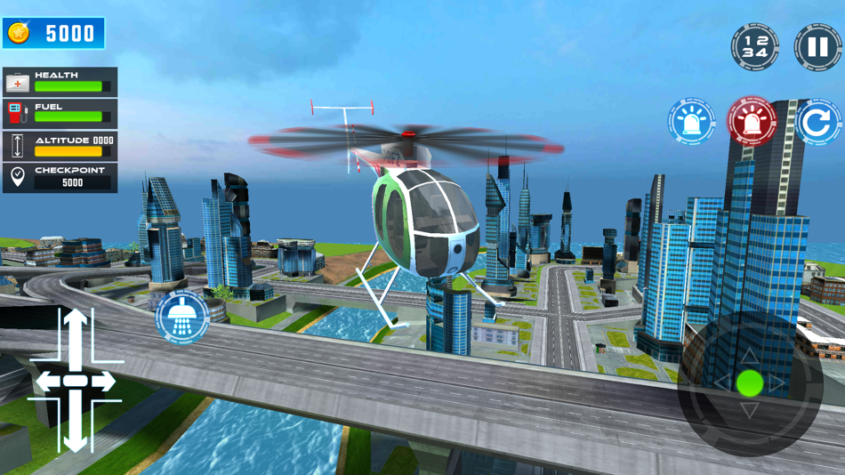 #1. Helicopter Rescue Missions Sim (iOS) 由: Usama Shafiq
