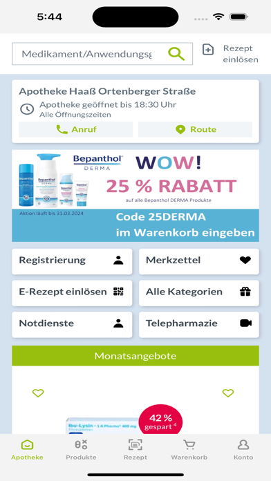 Apotheke Haaß Screenshot