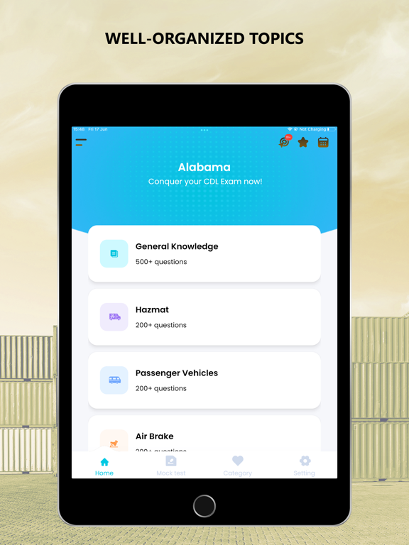 CDL Test Pro 2021 iPad screenshot 4 - Education app