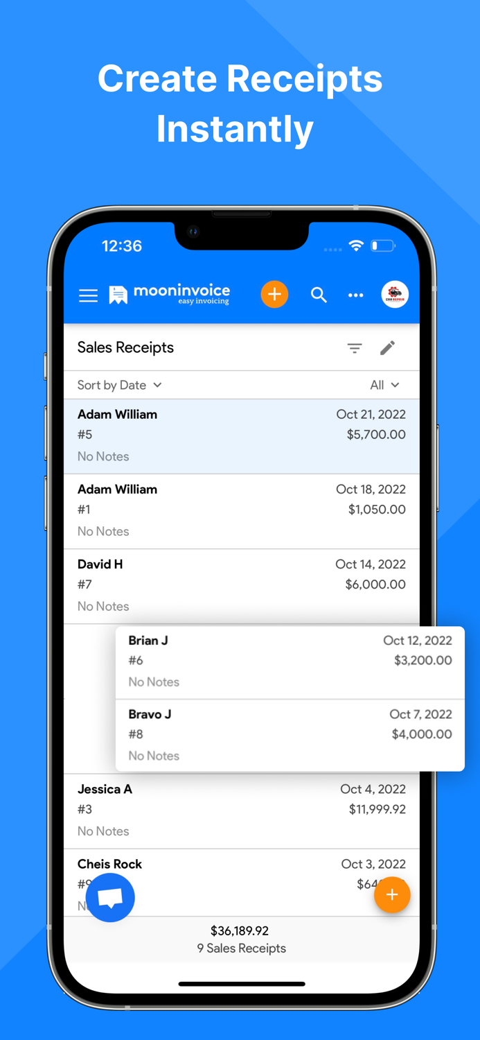 Easy Receipt and Bill Maker App