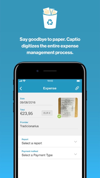 Captio Expenses Screenshot