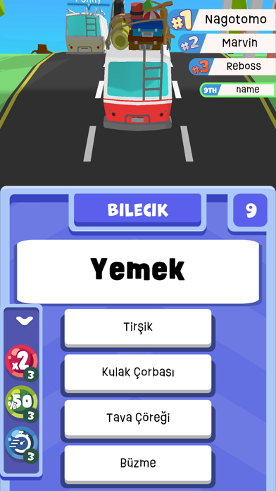Trivia Drive TR Screenshot