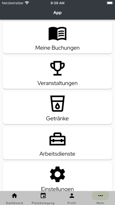 courtbooking.de Screenshot