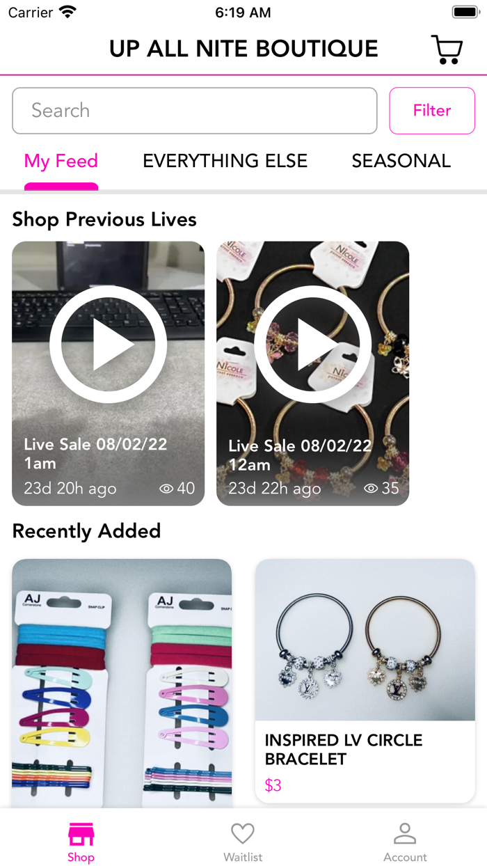 UP ALL NITE BOUTIQUE