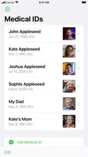 medical id records iphone screenshot 1