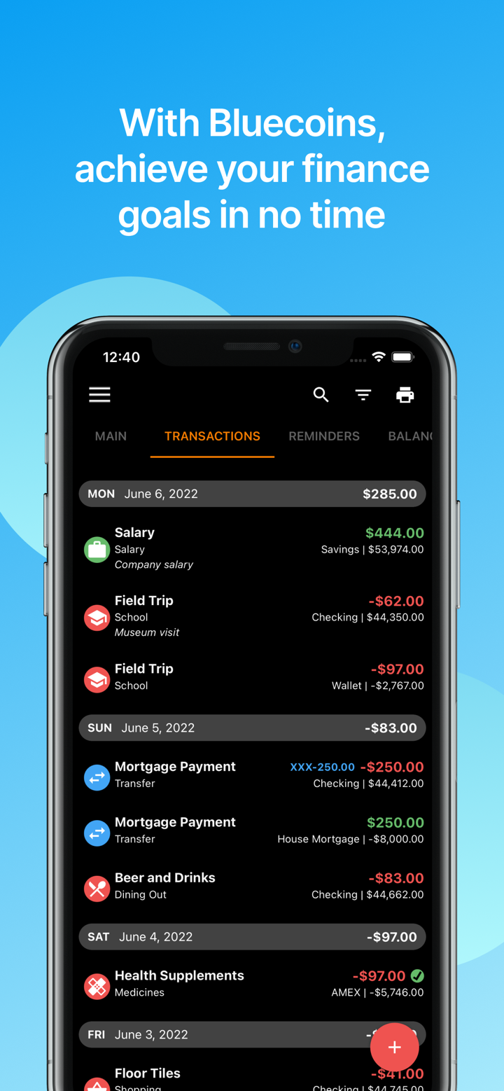 Bluecoins Finance & Budget screenshot 2