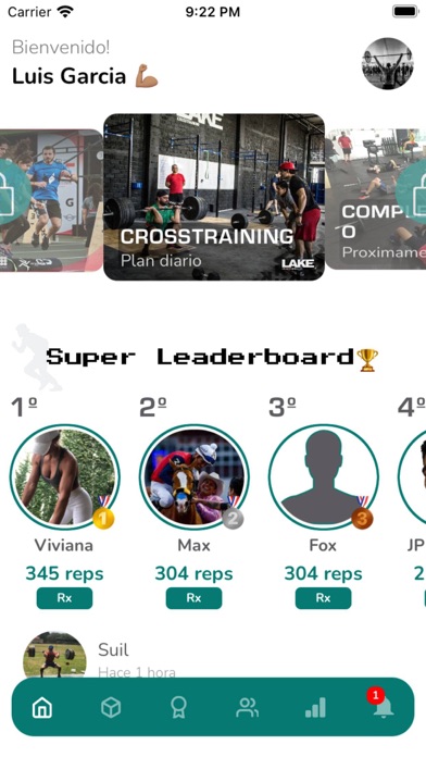 FitnessLab Crosstraining Screenshot